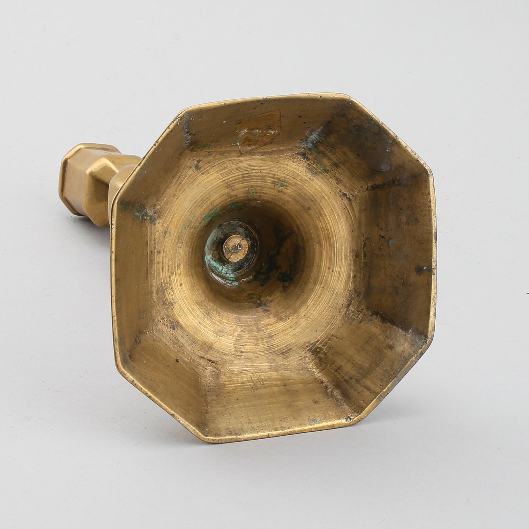 LJUSSTAKE, brons, 1700-tal.