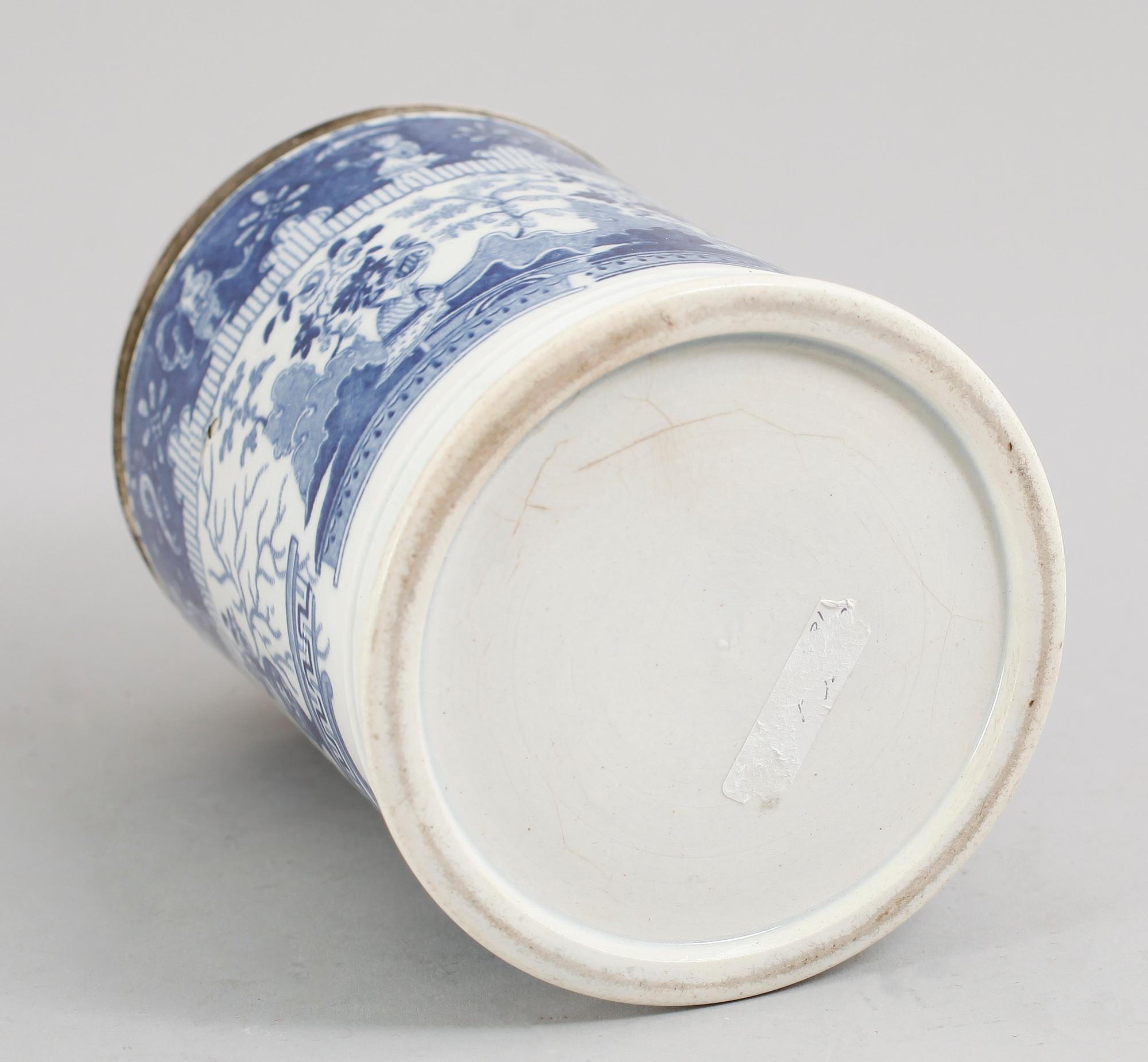 STOP, porslin, England, 1800-tal.
