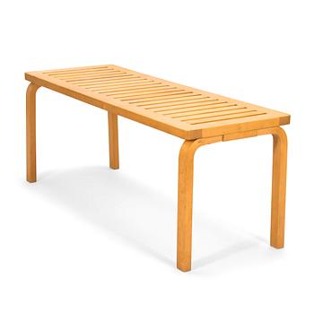 Alvar Aalto, ritiläpenkki, malli 153A, Artek, 1900-luvun loppu.