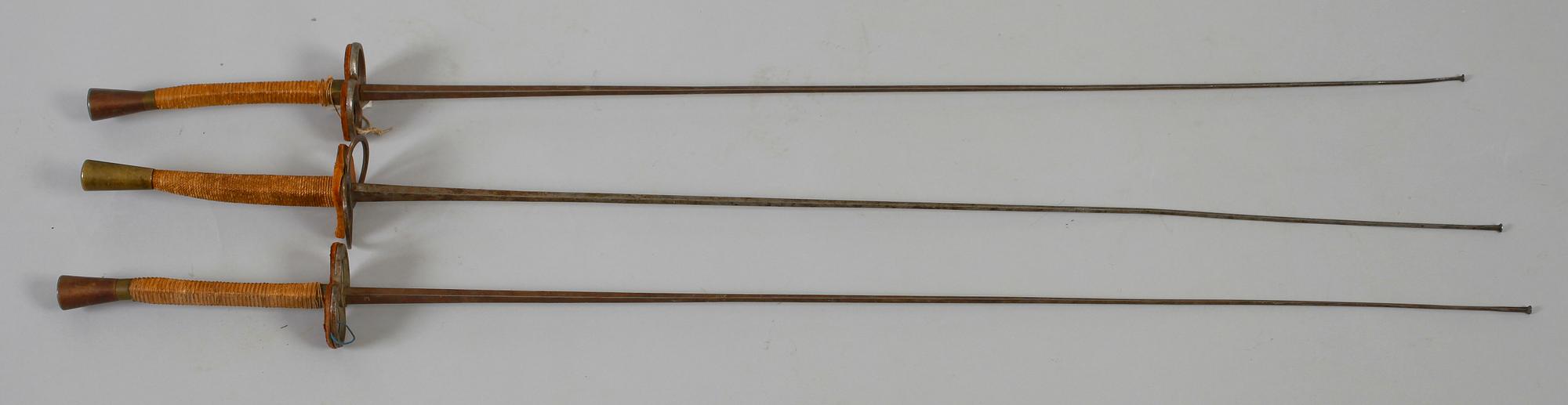 FLORETTER, 3 st, 1800-/1900-tal.