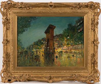 Constantine Korovine, Street view from Paris.