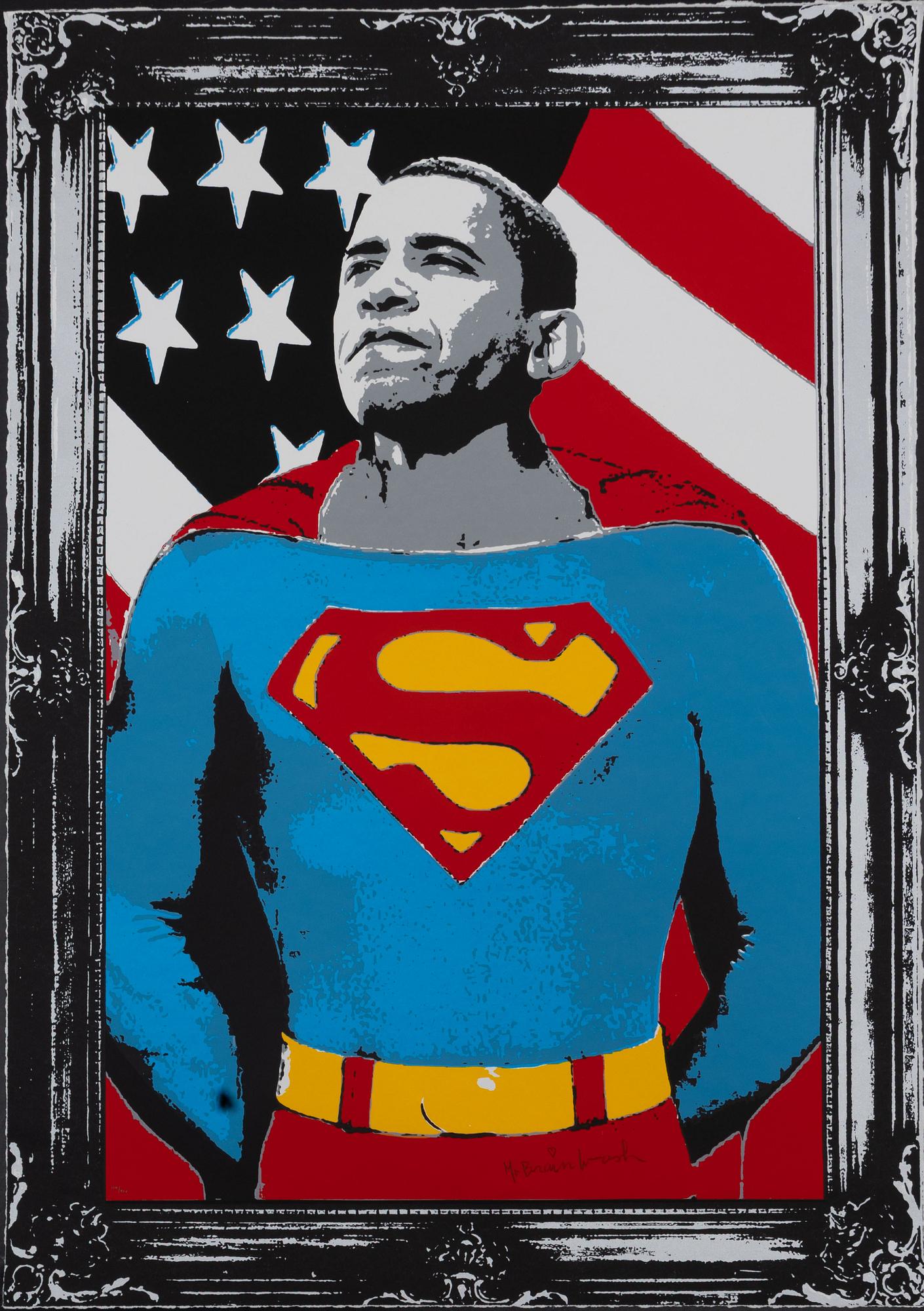 Mr Brainwash (Thierry Guetta), Mr Brainwash, "Obama Superman".