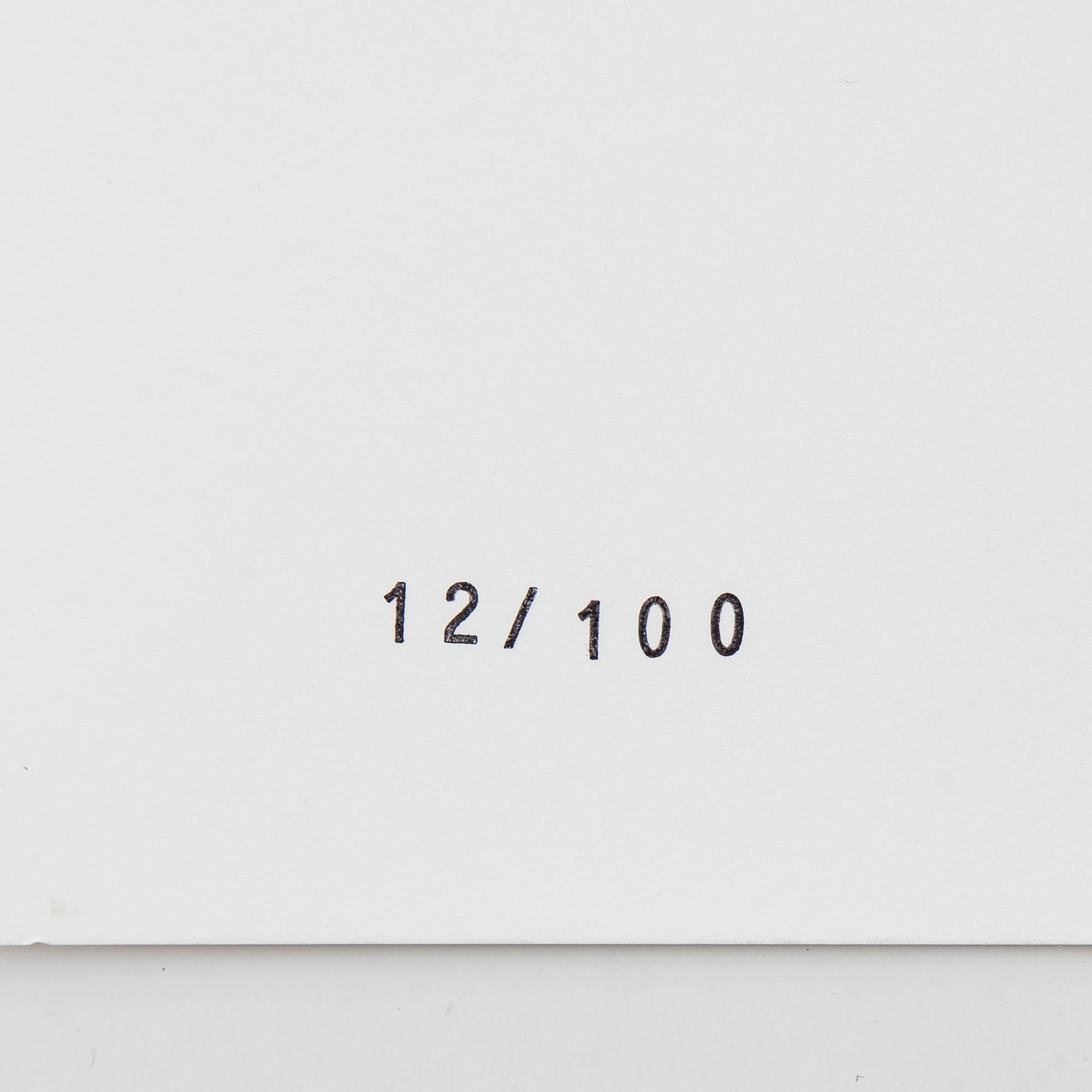 Marianne Lindberg De Geer, pigment prisnt, signed 5/100.