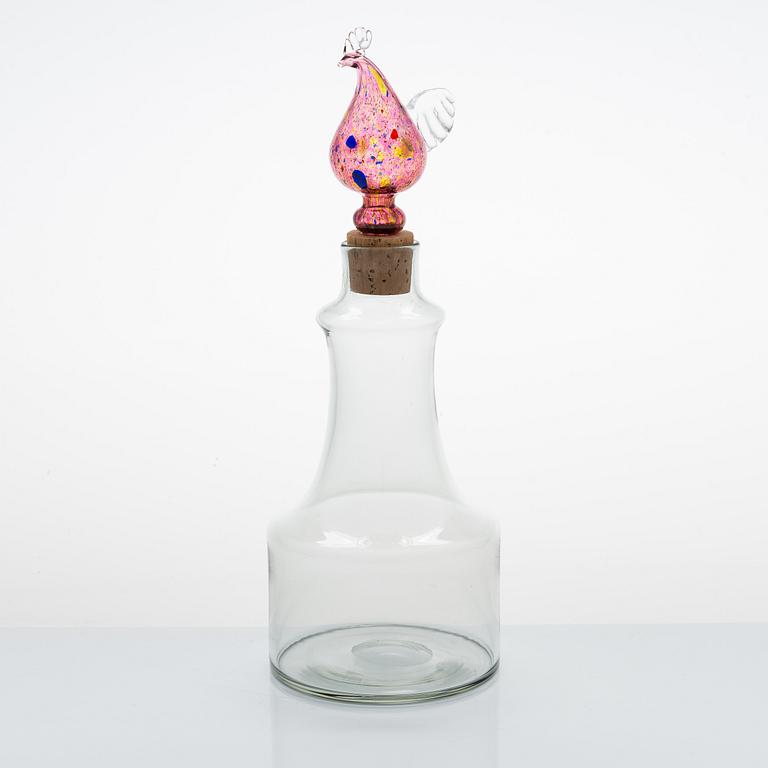 Kaj Franck, a decanter signed K. Franck, Nuutajärvi Notsjö -63.