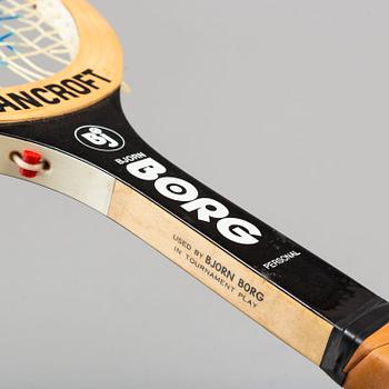 BJÖRN BORG, tennisracket, Bancroft Borg Personal, 1977-1979.