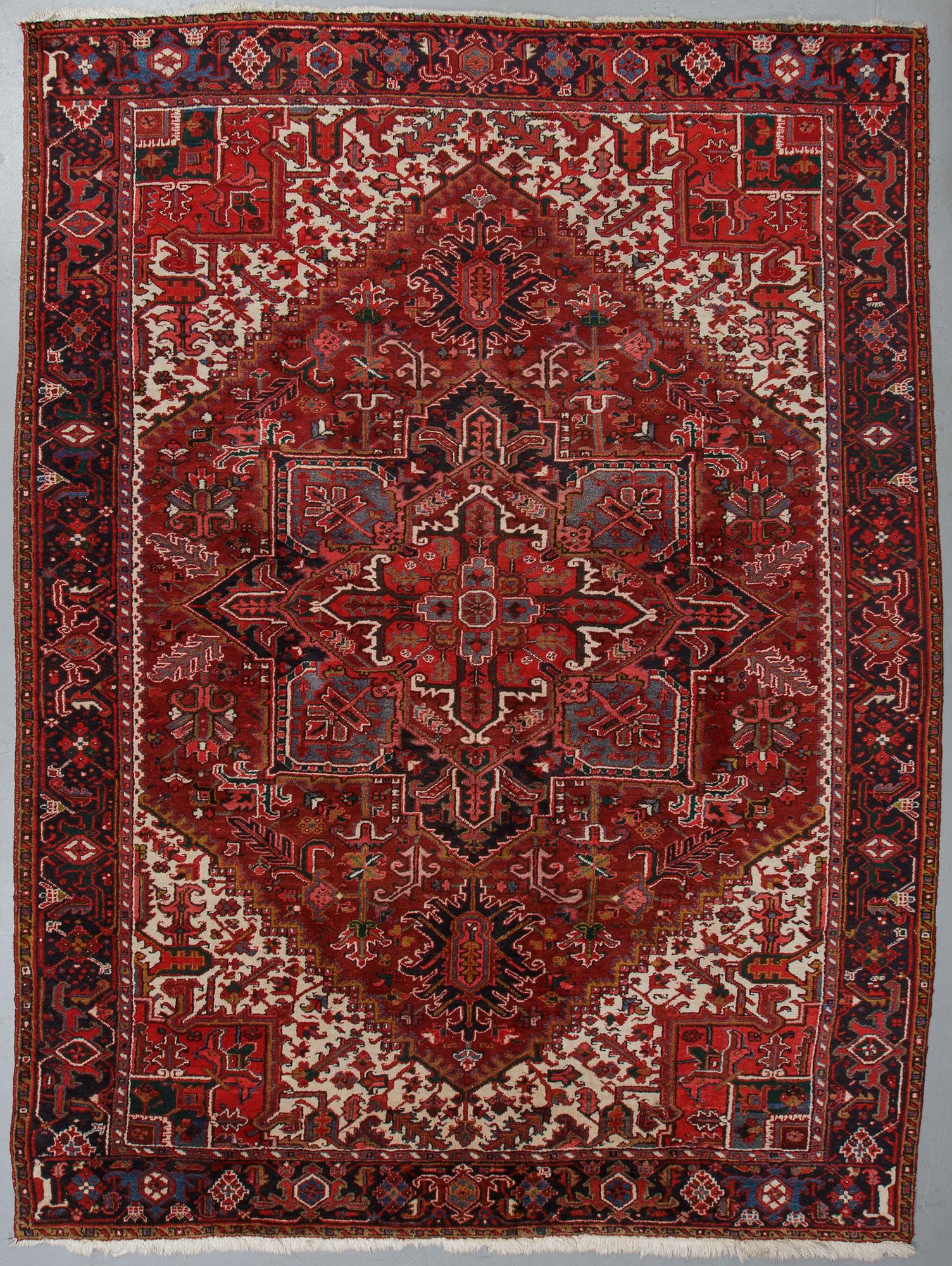 A carpet, semi-antique/old Heriz, ca 340 x 256 cm.