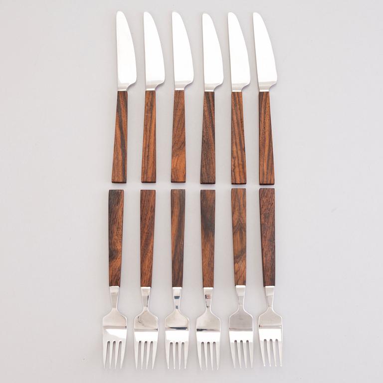 BERTEL GARDBERG,  A 19-piece set of "Triennale" cutlery for Fiskars and Hackman, Finland.