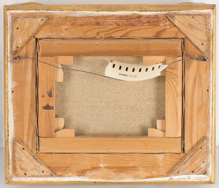 OKÄND KONSTNÄR, olja på duk, ett par, signerade Forti, 1900-talets början.