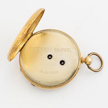Fickur, 18K guld, 46 mm.