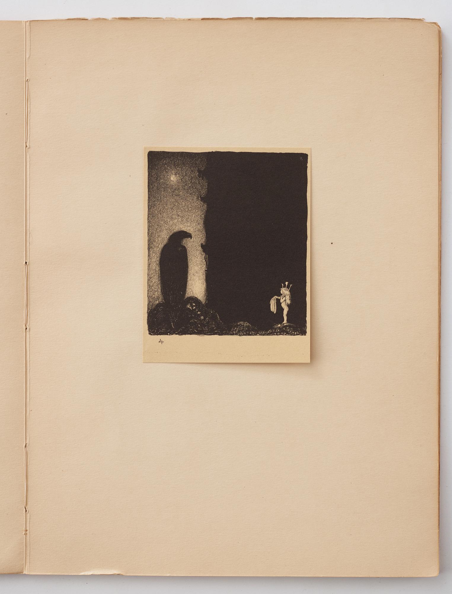 John Bauer, "Troll" 10 litografier i mapp/bok.