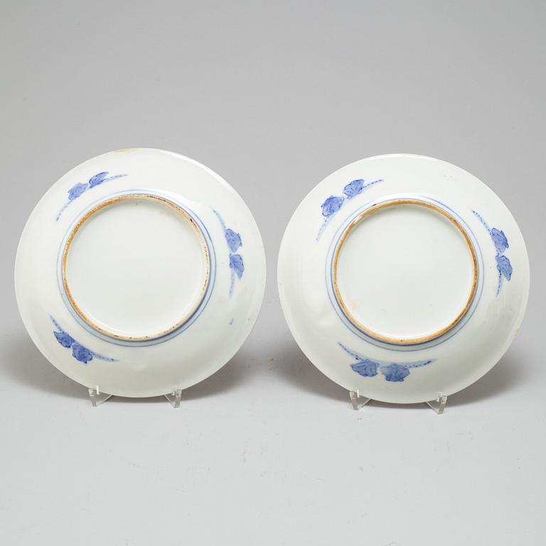 DISHES, a pair, porcelain, Japan, early 20th century.