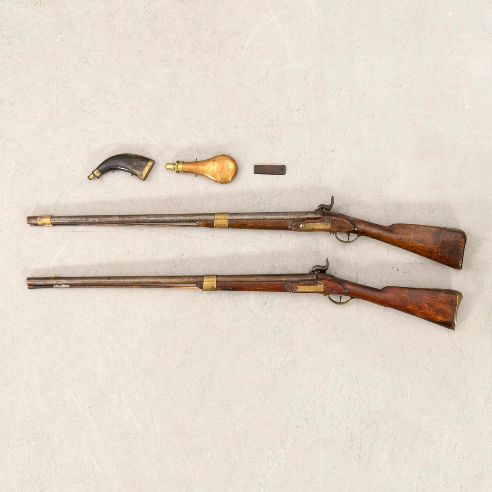 Locking rifle two pieces, Swedish, m/1845.