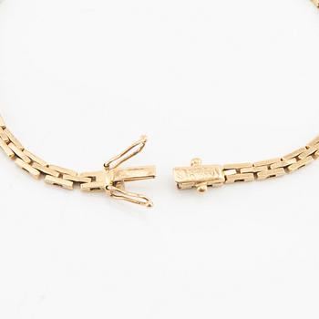 Bracelet Corridor-link 18K gold.