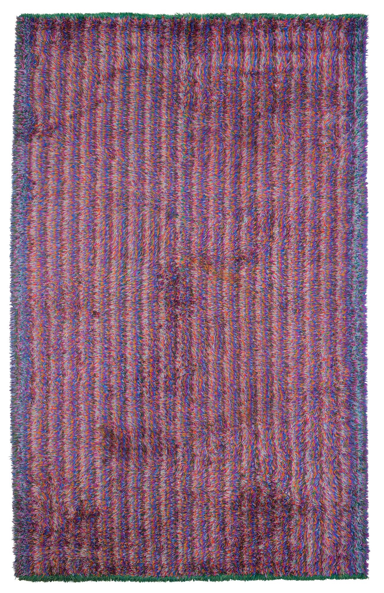 MATTA. Maskinvävd rya. 377,5 x 232,5 cm.