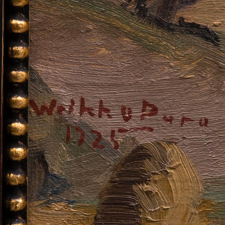 WEIKKO PURO, olja på duk, signerad och daterad 1925.