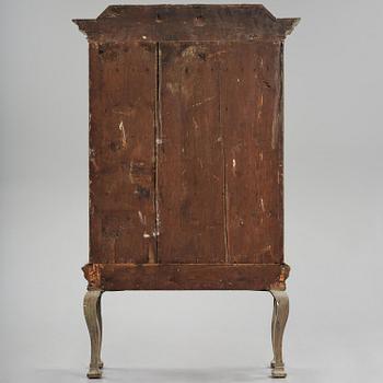 A Swedish late Baroque cabinet, first part 18th century.