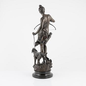 Alois Mayer, skulptur. Signerad. Brons, total höjd 72 cm.