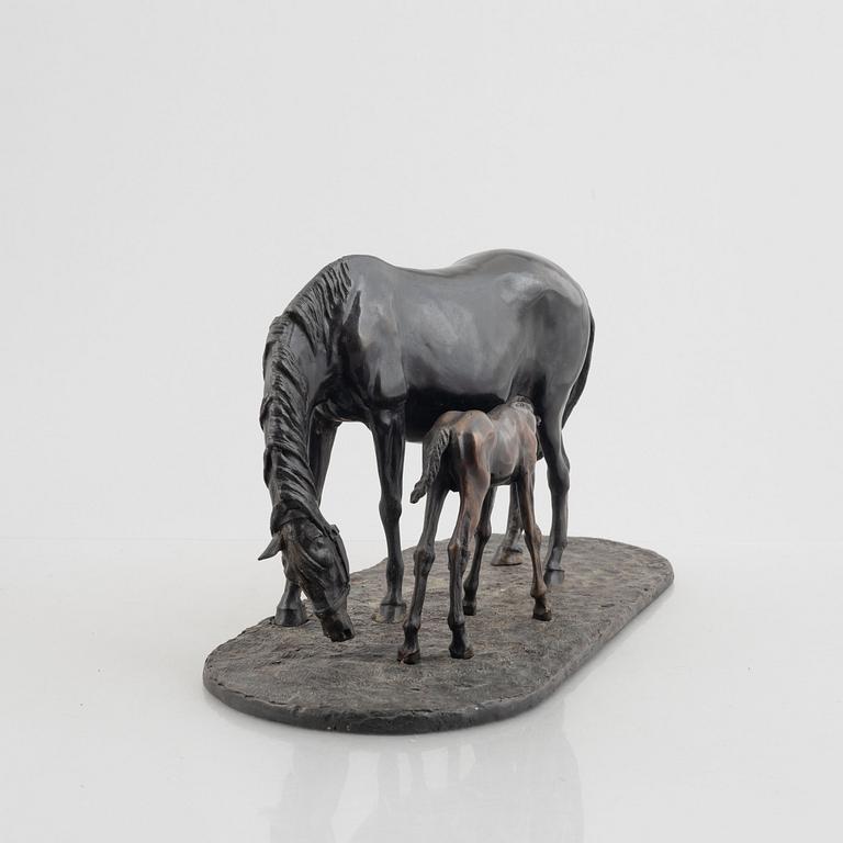 Antonio Coello de Portugal, Mare with foal.