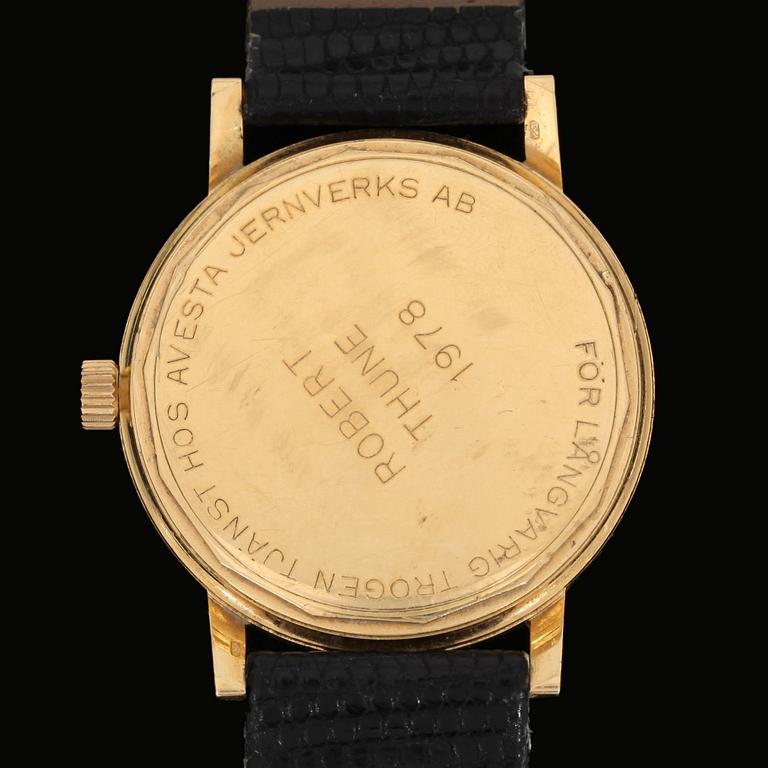 ULYSSE NARDIN, herr, 18k guld, 1970-tal.