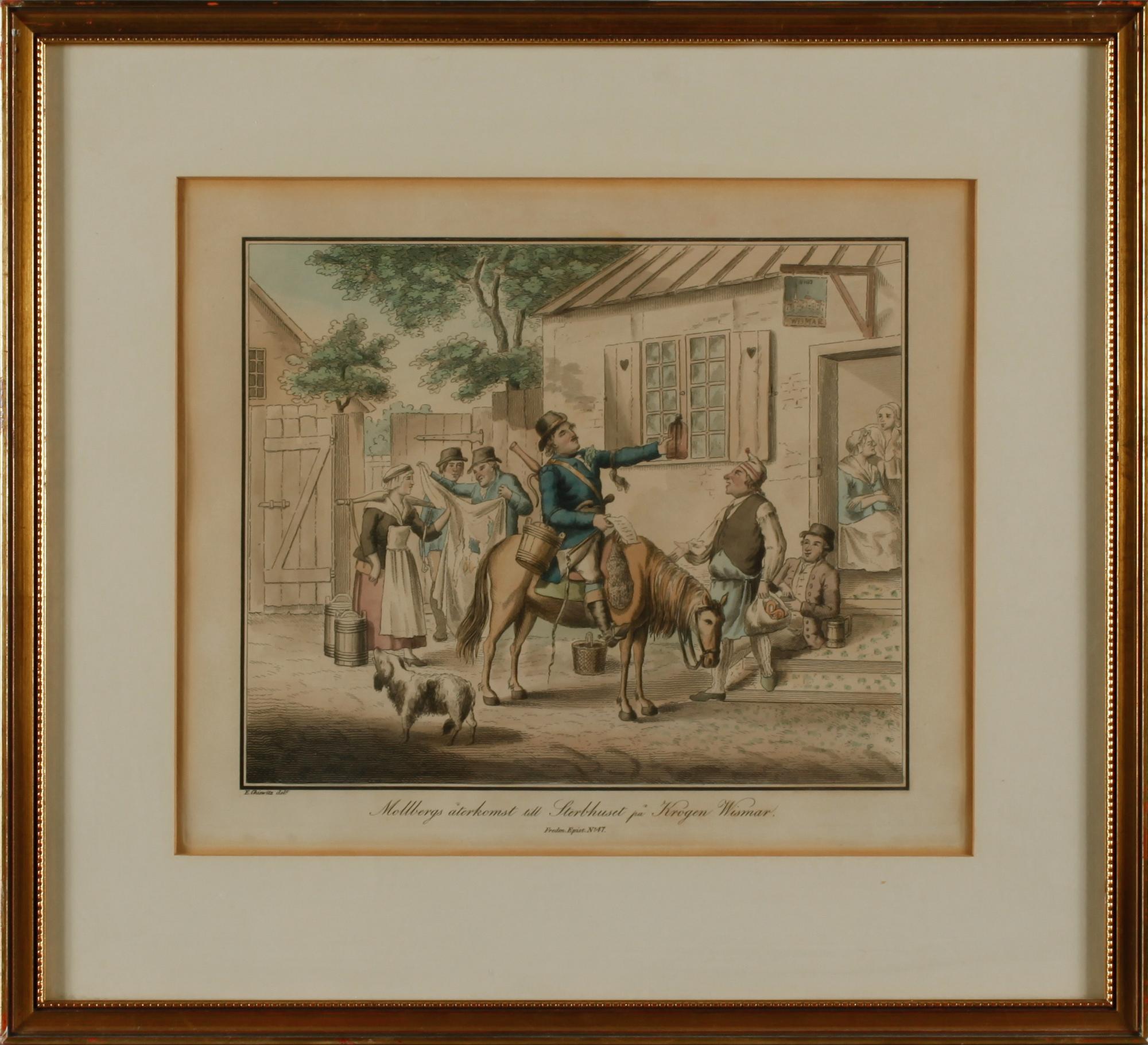 ELIS CHIEWITZ, efter, 12 st, etsningar.