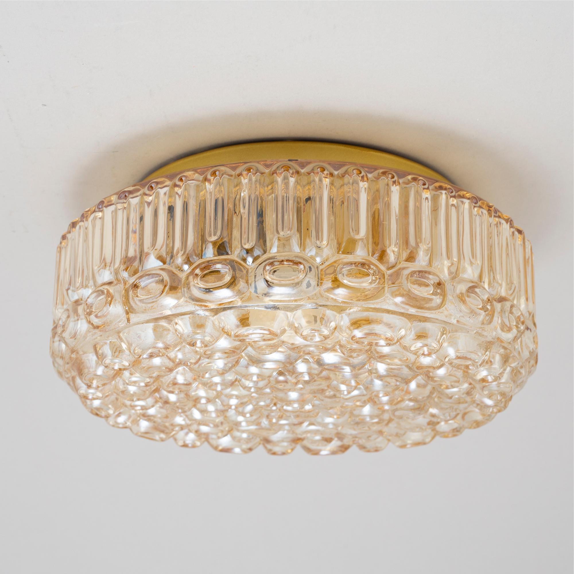Helena Tynell, A glass ceiling light, Glashütte Limburg, Germany.