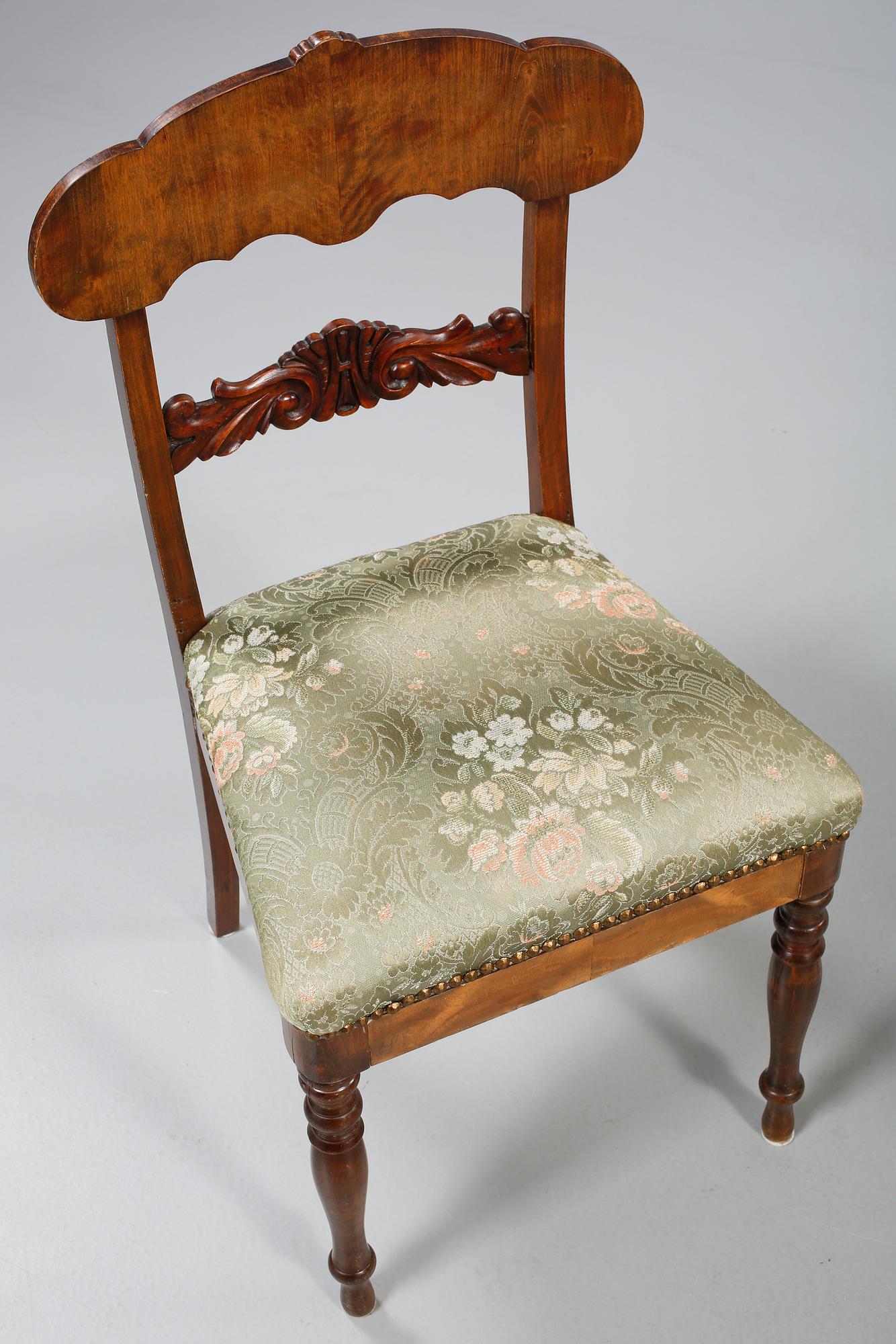 STOLAR, 3 st, senempir, 1800-talets andra hälft.