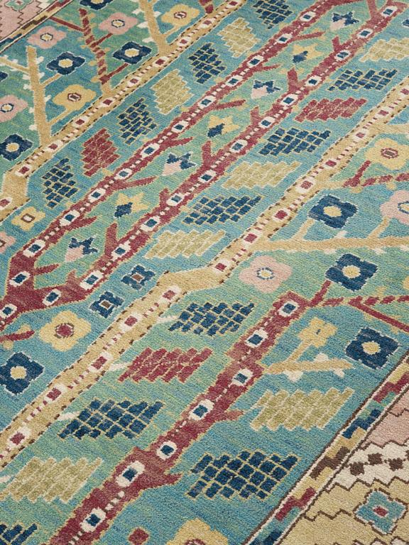 Märta Måås-Fjetterström, MATTA. "Almarna". Flossa. 308 x 203,5 cm. Signerad AB MMF.