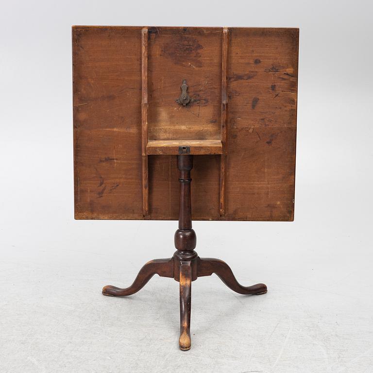 A folding table, first half of the 19th century.