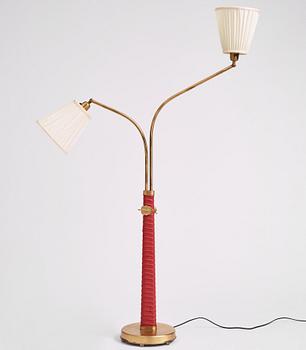 Hans Bergström, golvlampa, modell "505", ateljé Lyktan, Åhus 1930-40-tal.
