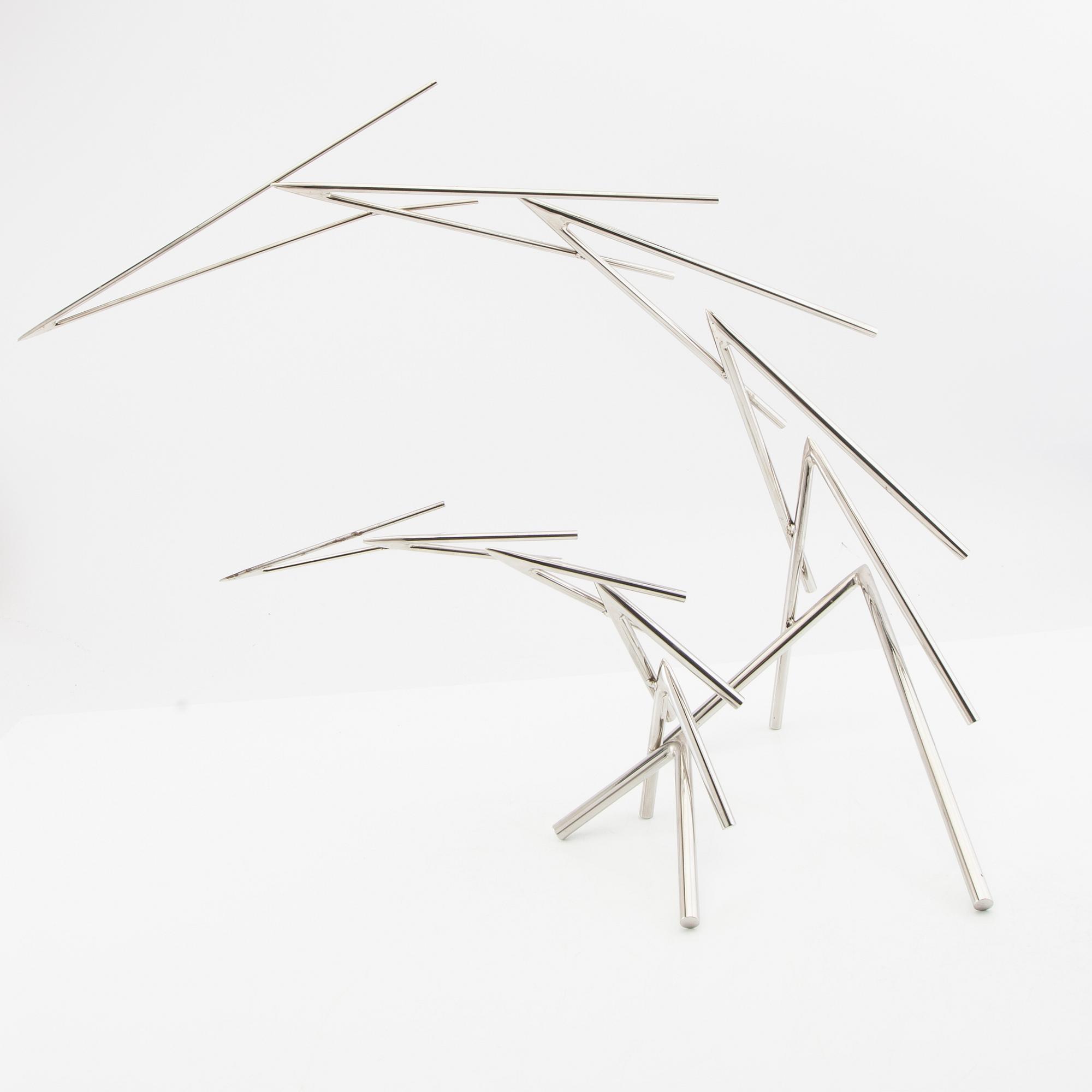 Oscar Reutersvärd, skulpturer 2 st Utan titel.