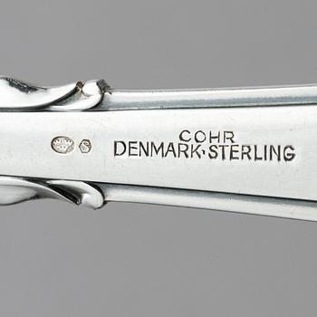 Matsilveruppsättning, 80 delar, sterling silver, modell "Elite", Cohr, 1940-1959, Danmark.
