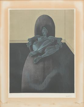 PAUL WUNDERLICH, lithograph in colours signed and numbered.