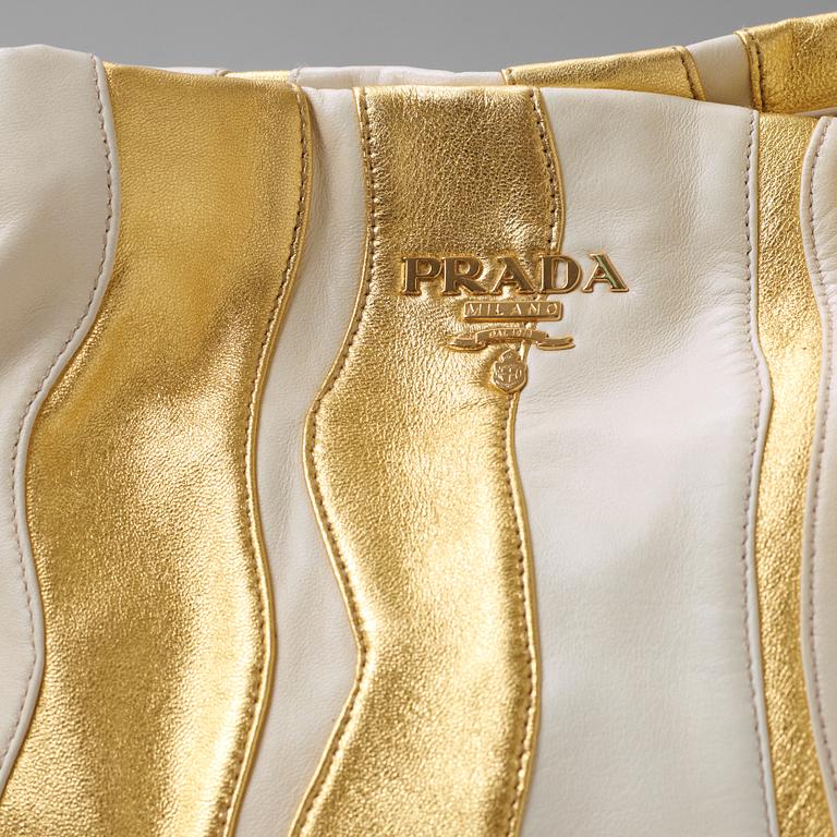 HANDVÄSKA, "Nappa Stripes", Prada.