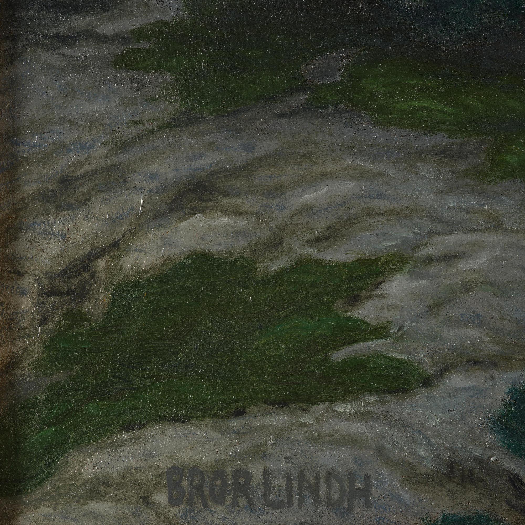 Bror Lindh, Landskap med tall.