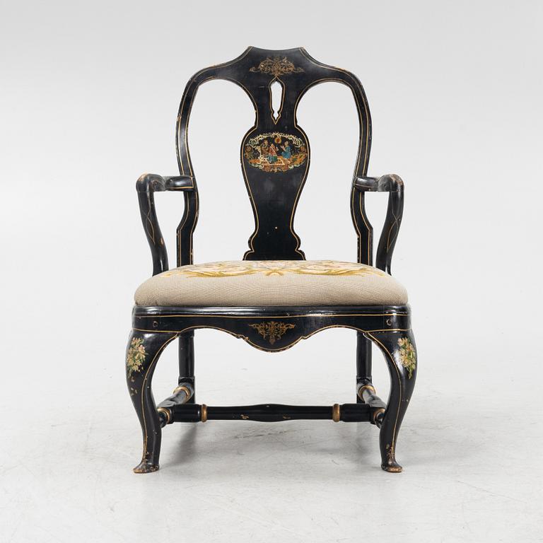 Karmstol, rokoko, 1700-talets mitt.