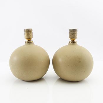 Table lamps, a pair from the second half of the 20th century.