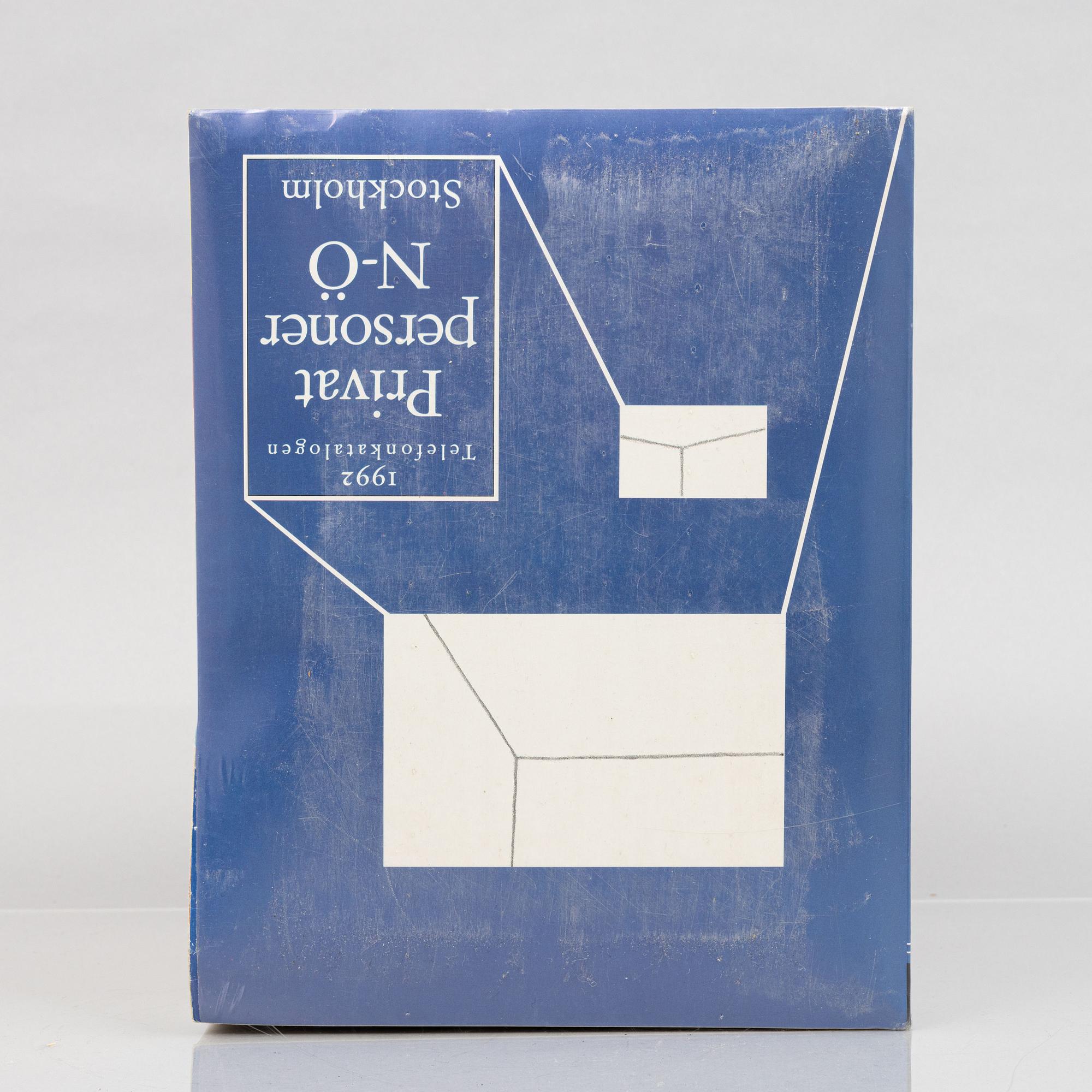 Dan Wolgers, telefonkatalog, 1992.