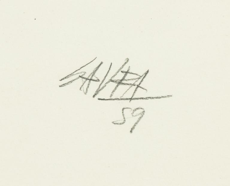 Antonio Saura, Utan titel.