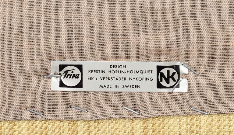 FÅTÖLJ, "Stor Adam", Kerstin Hörlin-Holmqvist, NK Trivaserien.