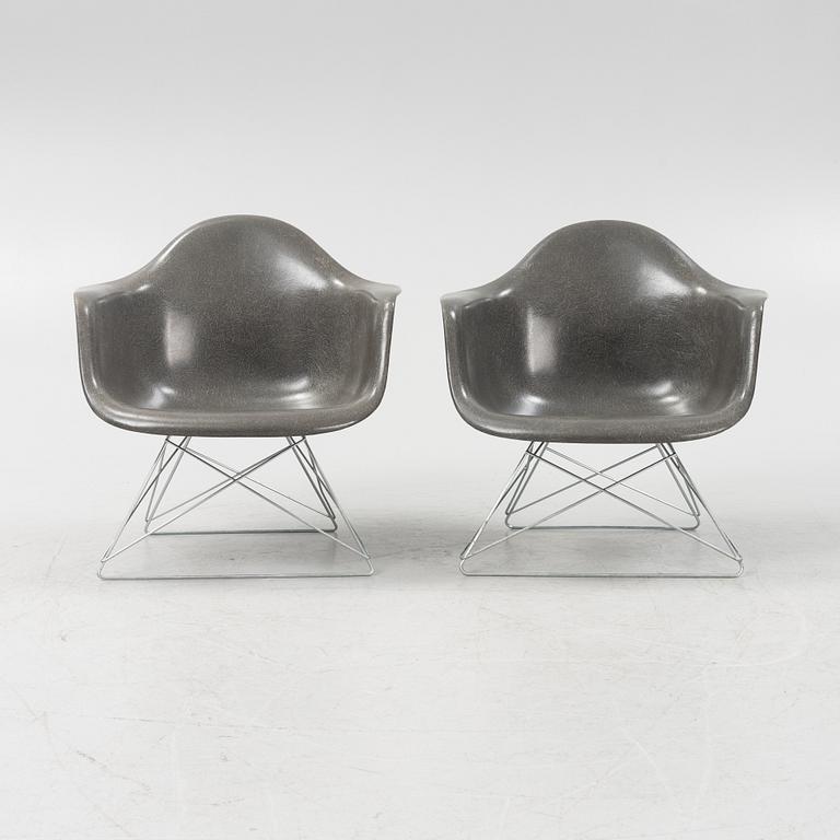 Charles & Ray Eames, stolar, ett par,  "LAR / Cat Cradle", Herman Miller, USA, 1950/60-tal.