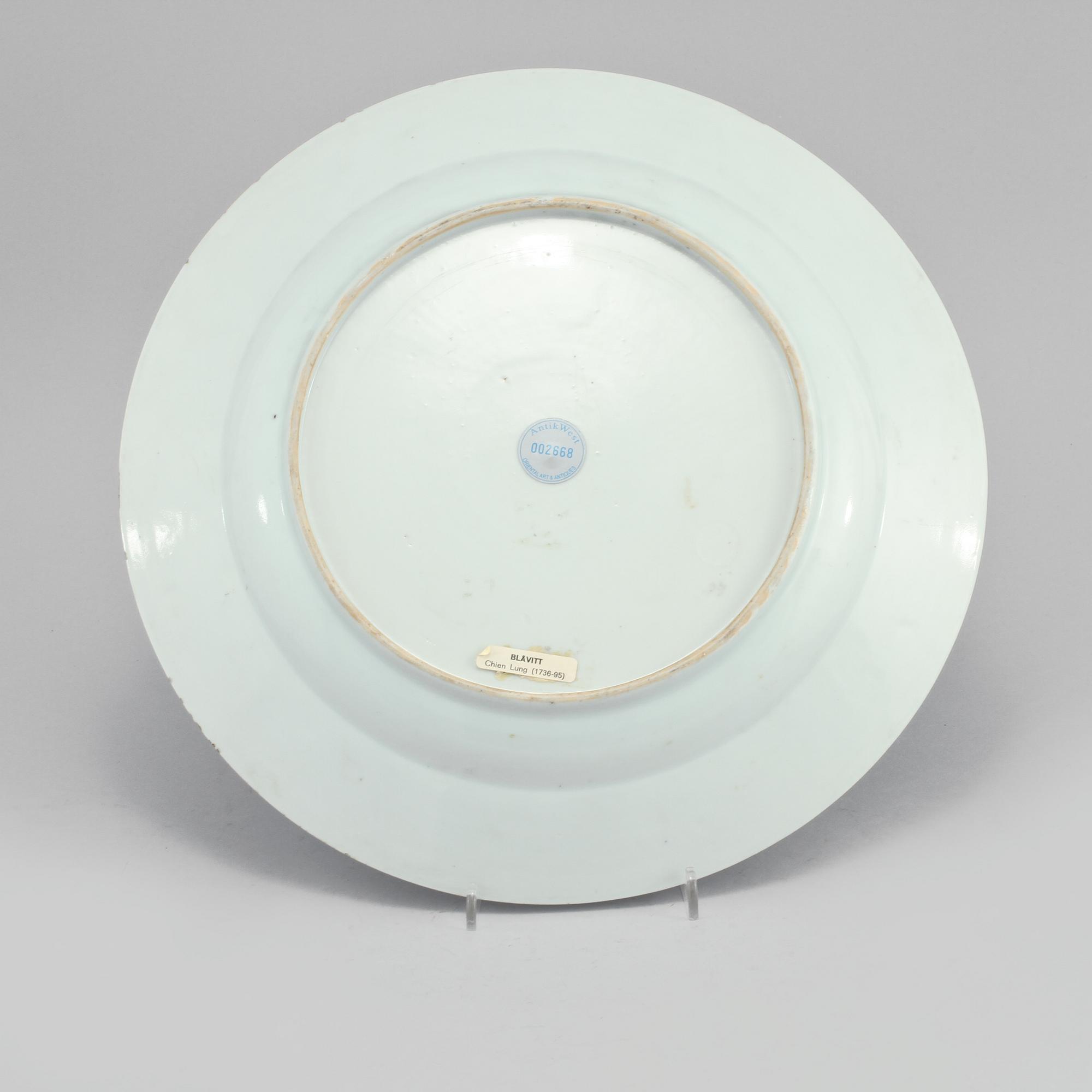 FAT, porslin, Kina, Qianlong, (1736-1795).