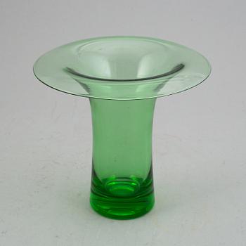Helena Tynell, a glass vase, 'Kaulus', signed Helena Tynell Riihimäen Lasi Oy.