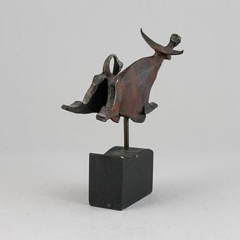 Lars Larsson, sculpture, iron, signed.