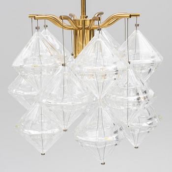 Carl Fagerlund, a ceiling lamp, Orrefors.