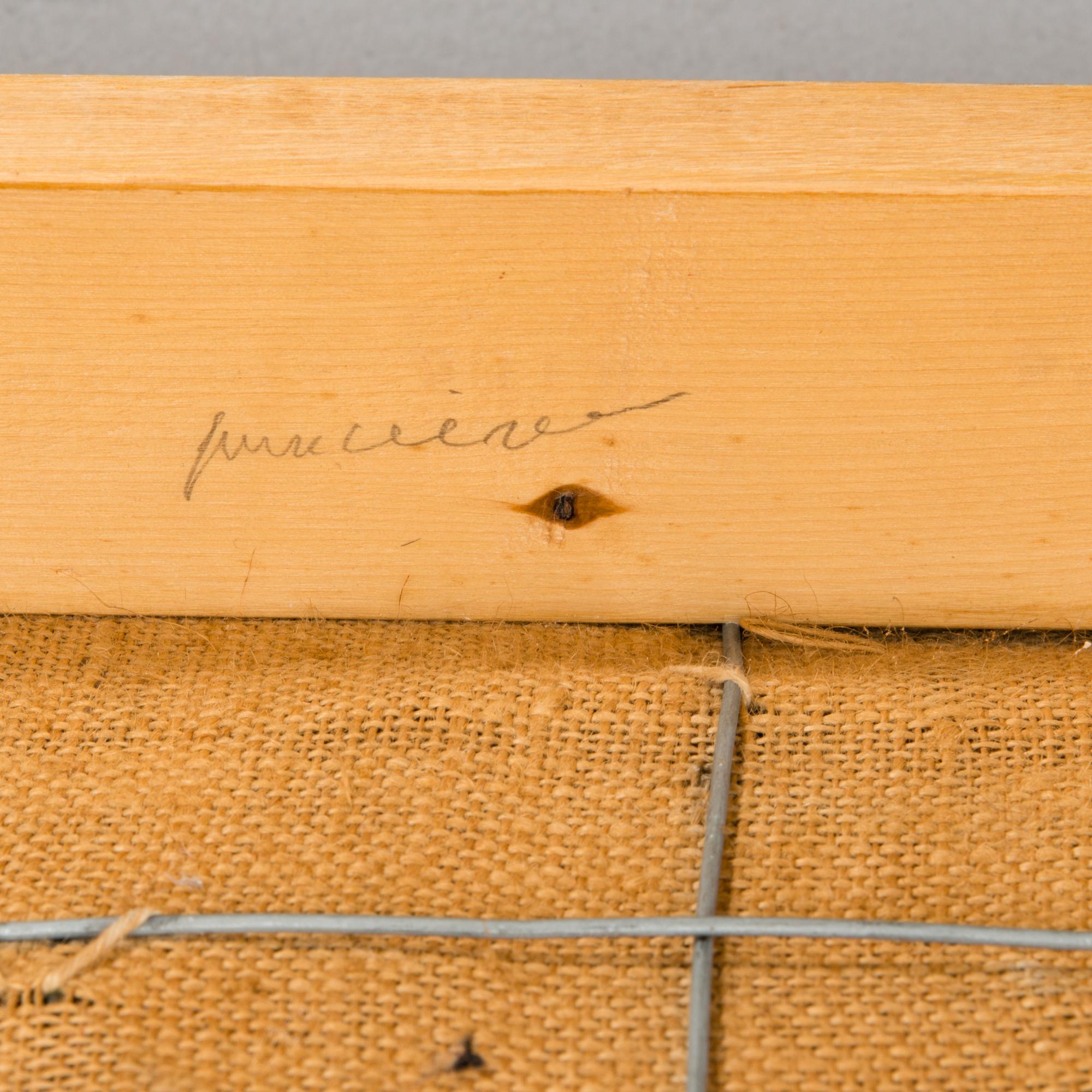 A mid-20th century open armchair model 36/401 for Artek, Finland.