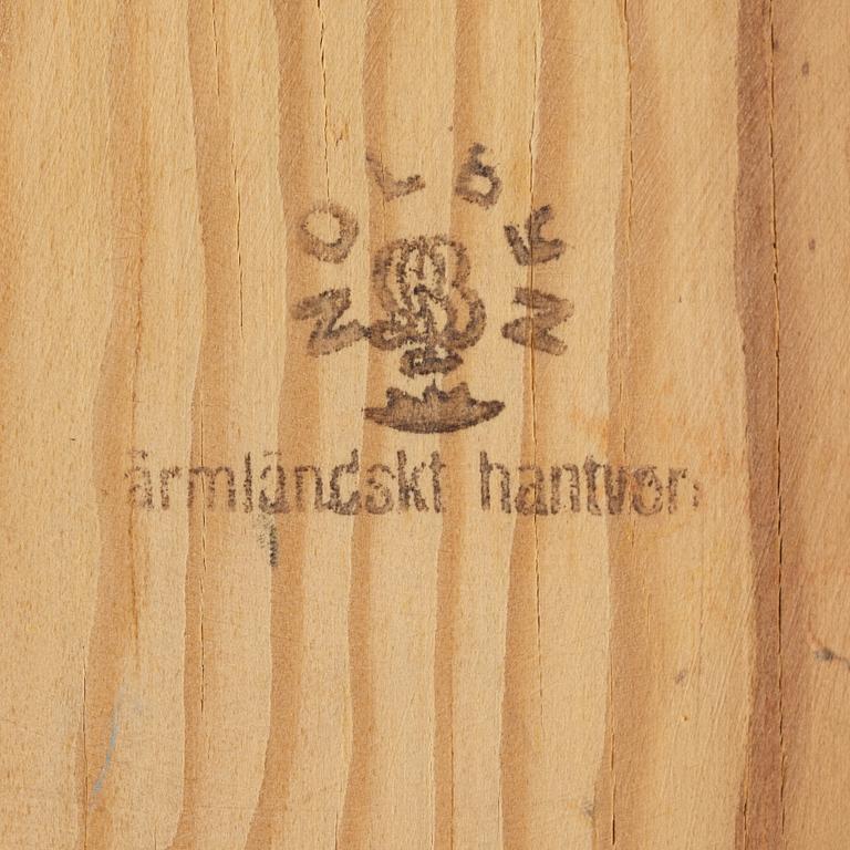 Dockskåpsmöbler, 33 delar, Nolbyn, Värmländskt Hantverk, 1900-tal.