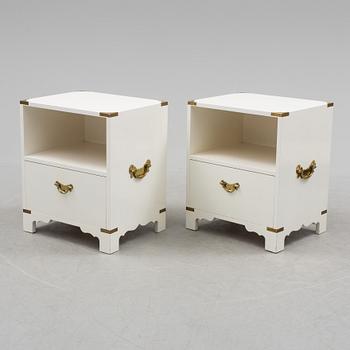 A pair of bedside tables by Nordisk Kompaniet.