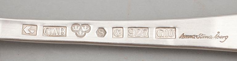 SKED, sterlingsilver, Anna-Stina Åberg, GAB, större modell. Vikt 223 g.