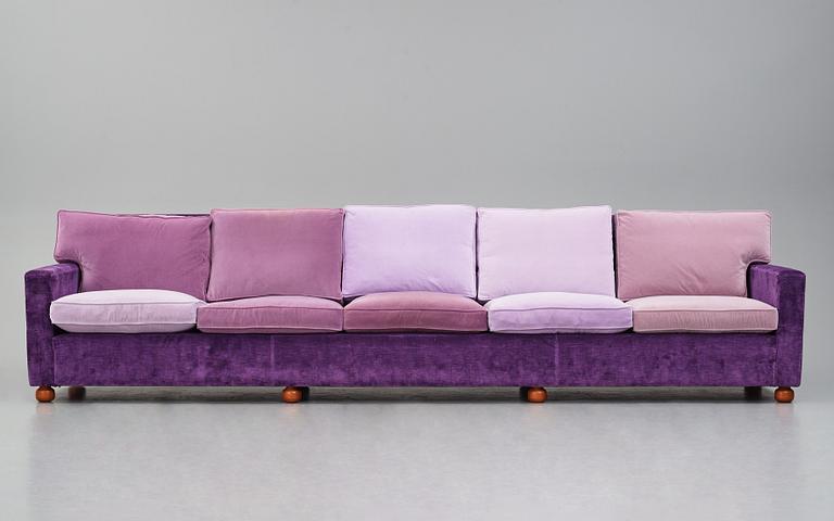 Josef Frank, a 'model 3031' sofa, Svenskt Tenn, Sweden.
