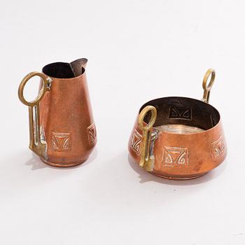 A SET OF 5 PCS FROM THE 20th CENTURY. WMF (Würtembergische Metallwaren Fabrik).